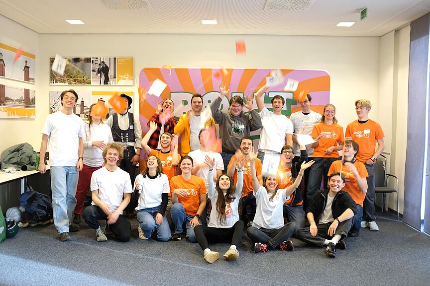 Gruppenfoto Jugendforum ADFC NRW 2025 Gruppenfoto Jugendforum ADFC NRW 2025